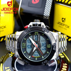 Joefox 1948DG Metálico Doble Hora Hombre