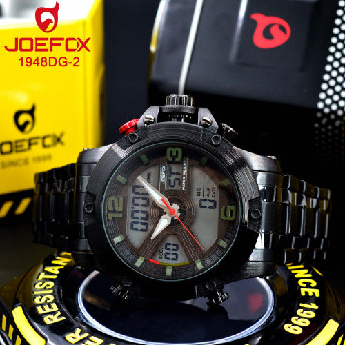 Joefox 1948DG Metálico Doble Hora Hombre