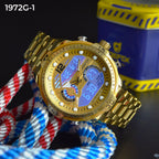 Joefox 1972G Doble Hora Metal Hombre