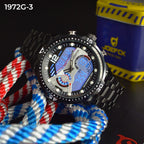 Joefox 1972G Doble Hora Metal Hombre