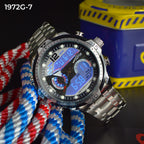 Joefox 1972G Doble Hora Metal Hombre