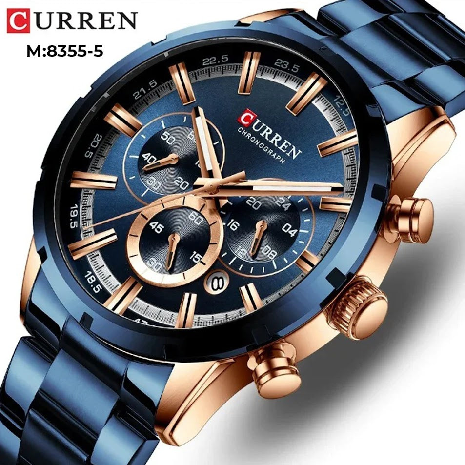 Curren 8355 Cronógrafo Hombre
