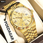 Poedagar 839 Calendario Metal Hombre