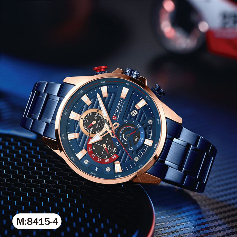 Curren 8415 Cronógrafo Metal Hombre
